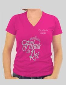 Camisetas Círculo de Oração Filhas do Rei